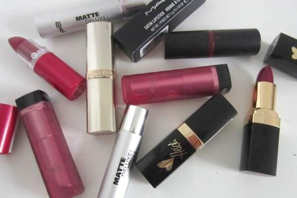 Lila Lippenstifte