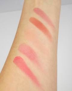 Swatches Blushes